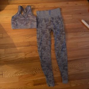 purple camouflage set